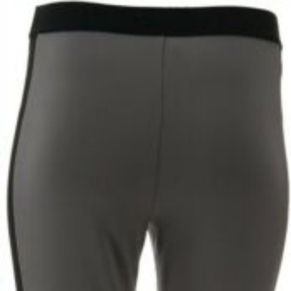 NWT LISA RINNA RIBBED PANEL CHARCOAL LEGGINGS XS - Picture 5 of 12